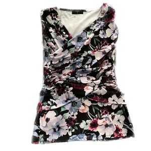 Tahari floral tank